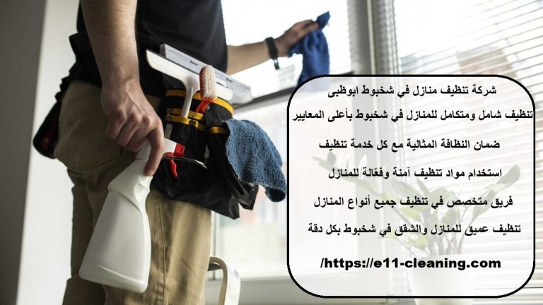 شركة تنظيف منازل في شخبوط ابوظبى